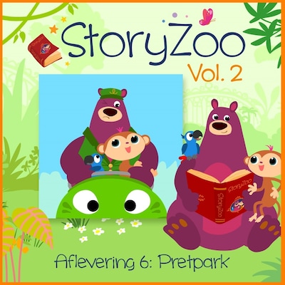 Pretpark – omslag van het luisterboek van StoryZoo