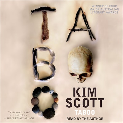 Taboo – omslag til lydbogen af Kim Scott