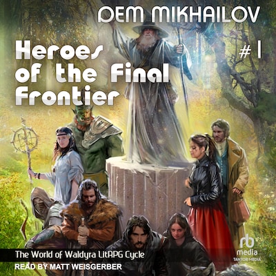Heroes of the Final Frontier 1 – omslag til lydbogen af Dem Mikhailov
