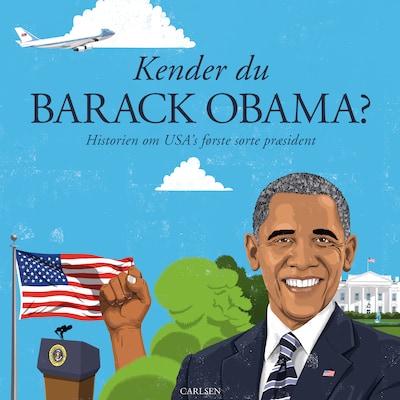 Kender du Barack Obama? – omslag til lydbogen af Christian Mohr Boisen