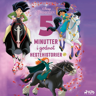 Fem minutter i godnat - Hestehistorier – omslag til lydbogen af Disney