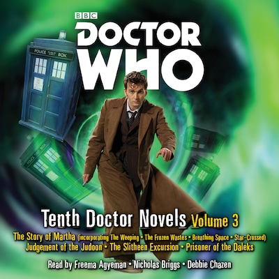 Doctor Who: Tenth Doctor Novels Volume 3 – omslag til lydbogen af Colin Brake, Robert Shearman, Simon Guerrier