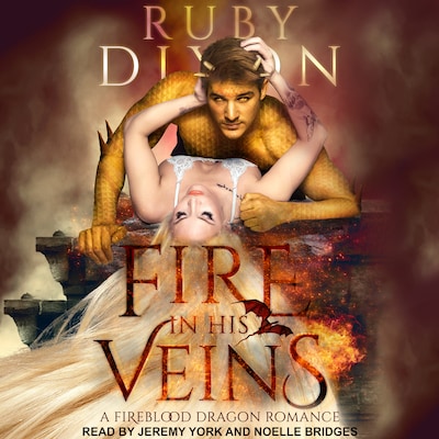 Fire In His Veins – omslag til lydbogen af Ruby Dixon