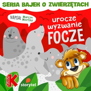 Urocze wyzwanie focze – okładka audiobooka, autor Marcin Mortka