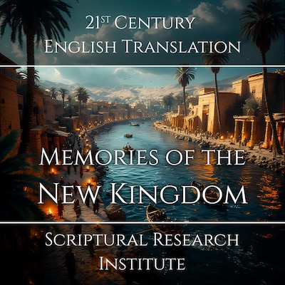 Memories of the New Kingdom – omslag til lydbogen af Scriptural Research Institute