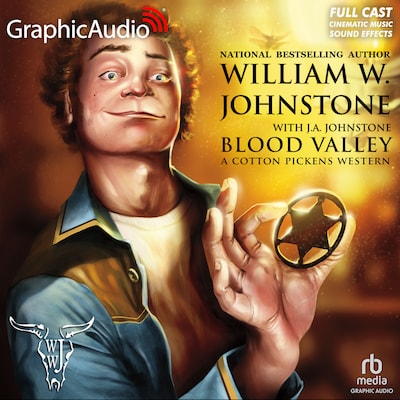 Blood Valley [Dramatized Adaptation] – omslag til lydbogen af William W. Johnstone, J.A. Johnstone