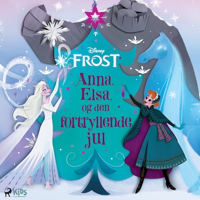 Frost: Anna, Elsa og den fortryllende jul – omslag til lydbogen af Disney