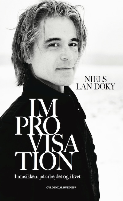 Improvisation – omslag til lydbogen af Niels Lan Doky