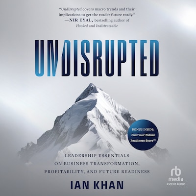Undisrupted – omslag til lydbogen af Ian Khan