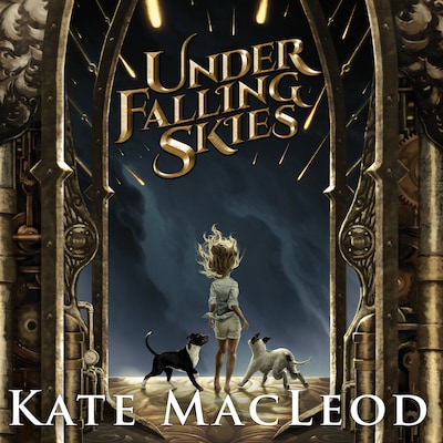 Under Falling Skies – omslag til lydbogen af Kate MacLeod