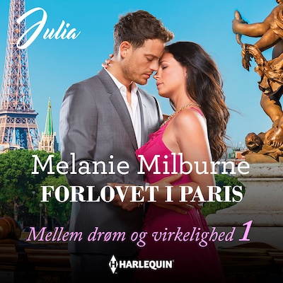 Forlovet i Paris – omslag til lydbogen af Melanie Milburne