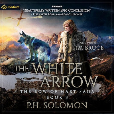The White Arrow – omslag til lydbogen af P.H. Solomon