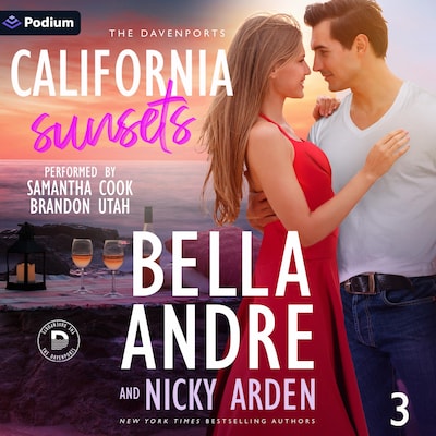California Sunsets – omslag til lydbogen af Bella Andre, Nicky Arden