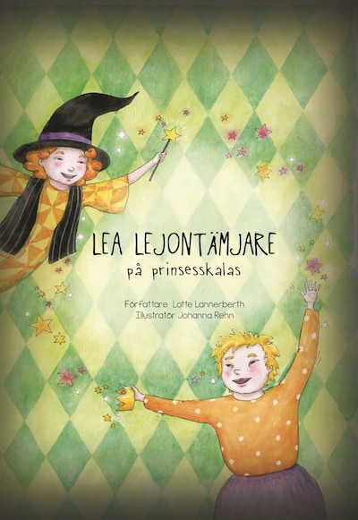 Lea Lejontämjare på prinsesskalas – omslag till ljudboken av Lotte Lannerberth