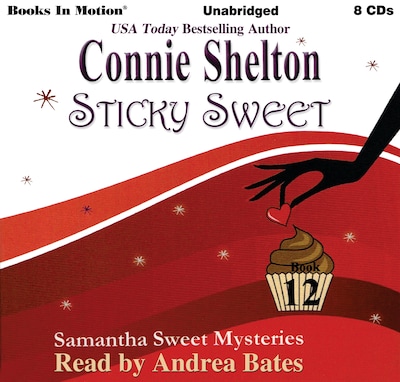 Sticky Sweet – omslag til lydbogen af Connie Shelton