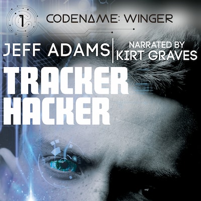 Tracker Hacker – omslag til lydbogen af Jeff Adams