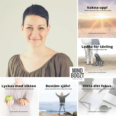 Mental Pepp med SMARTcoachen – omslag till ljudboken av Anna Evertsson