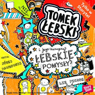 Tomek Łebski i jego (zazwyczaj) dobre pomysły – okładka audiobooka, autor Liz Pichon
