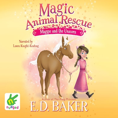 Maggie and the Unicorn – omslag til lydbogen af E.D. Baker