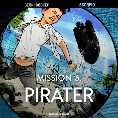 Mission 3. Pirater – omslag til lydbogen af Benni Bødker