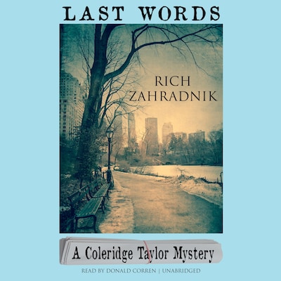 Last Words – omslag til lydbogen af Rich Zahradnik