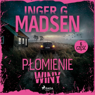 Płomienie winy: część 6 – okładka audiobooka, autor Inger Gammelgaard Madsen