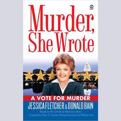 A Vote for Murder – omslag til lydbogen af Jessica Fletcher, Donald Bain