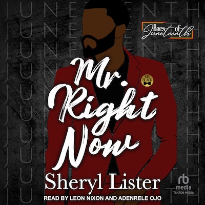 Mr. Right Now – omslag til lydbogen af Sheryl Lister