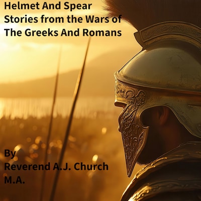 Helmet and Spear – omslag til lydbogen af Rev A.J  Church N.A