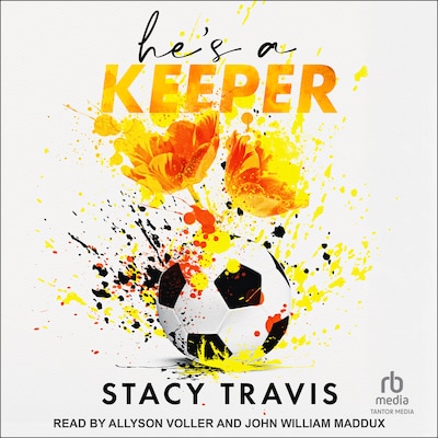 He's A Keeper – omslag till ljudboken av Stacy Travis