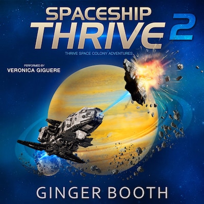 Spaceship Thrive – omslag til lydbogen af Ginger Booth
