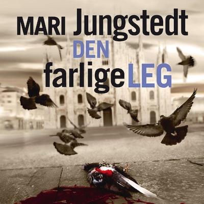 Den farlige leg – omslag til lydbogen af Mari Jungstedt