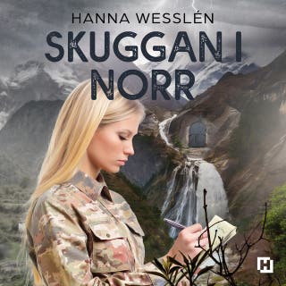 Skuggan i norr – omslag till ljudboken av Hanna Wesslén