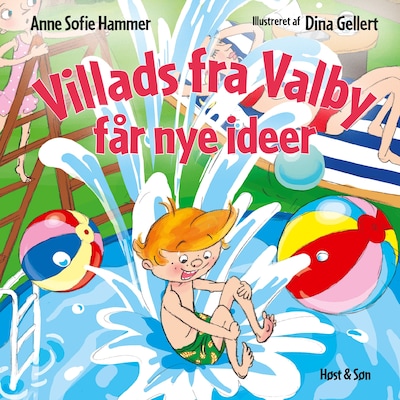Villads fra Valby får nye ideer – omslag til lydbogen af Anne Sofie Hammer