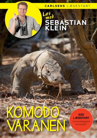 Læs med Sebastian Klein: Komodovaranen – omslag til lydbogen af Sebastian Klein