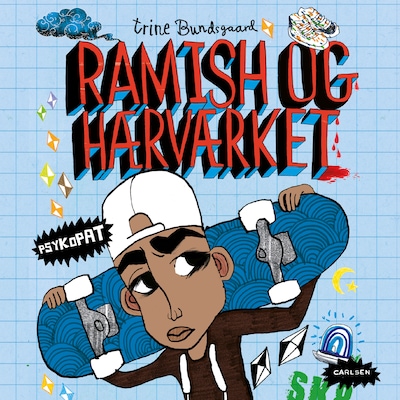 Ramish og hærværket – omslag til lydbogen af Trine Bundsgaard