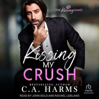 Kissing My Crush – omslag til lydbogen af C. A. Harms