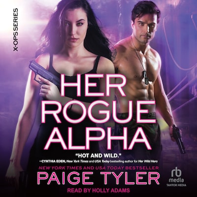Her Rogue Alpha – omslag til lydbogen af Paige Tyler