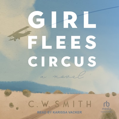 Girl Flees Circus – omslag til lydbogen af C. W. Smith