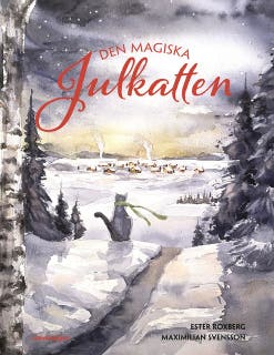 Den magiska julkatten – omslag till ljudboken av Ester Chiedza Roxberg