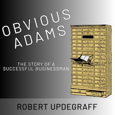 Obvious Adams – omslag til lydbogen af Robert Updegraff