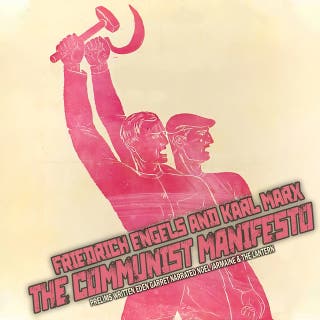 The Communist Manifesto – omslag till ljudboken av Karl Marx, Friedrich Engels, Eden Garret