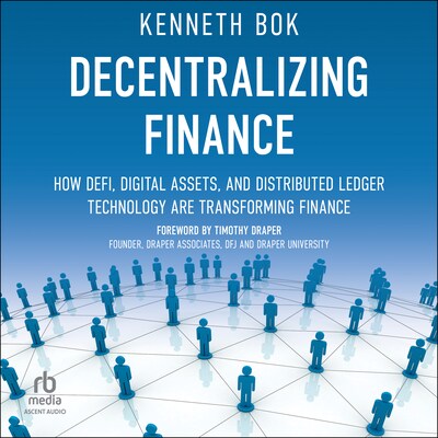 Decentralizing Finance – omslag til lydbogen af Kenneth Bok