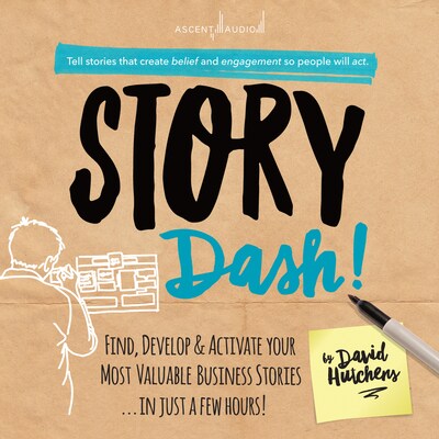 Story Dash – omslag til lydbogen af David Hutchens