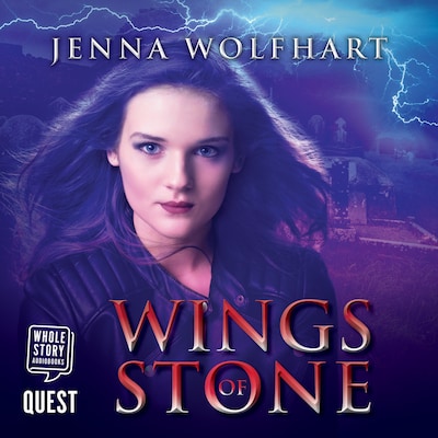 Wings of Stone – omslag til lydbogen af Jenna Wolfhart