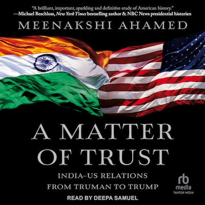 A Matter Of Trust – omslag til lydbogen af Meenakshi Ahamed