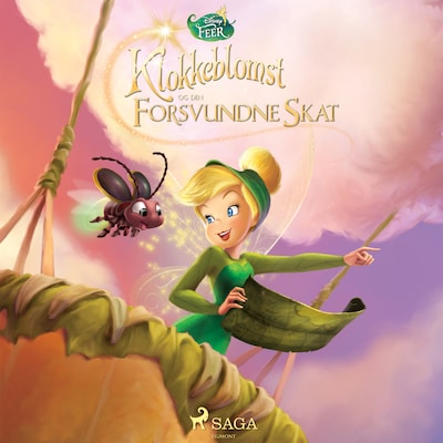 Disney Fairies - Klokkeblomst og den forsvundne skat – omslag til lydbogen af Disney