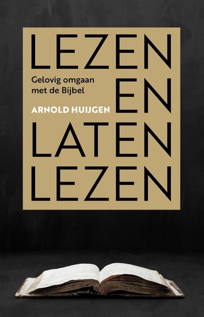 Lezen en laten lezen: Gelovig omgaan met de Bijbel – omslag van het luisterboek van Arnold Huijgen