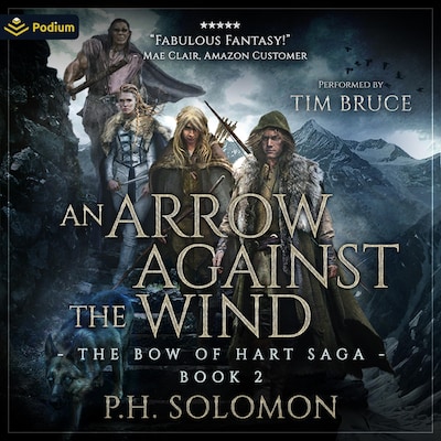 An Arrow Against the Wind – omslag til lydbogen af P.H. Solomon
