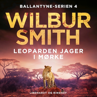 Leoparden jager i mørke – omslag til lydbogen af Wilbur Smith